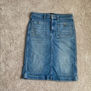 Banana Republic Tall 8 Jean Skirt